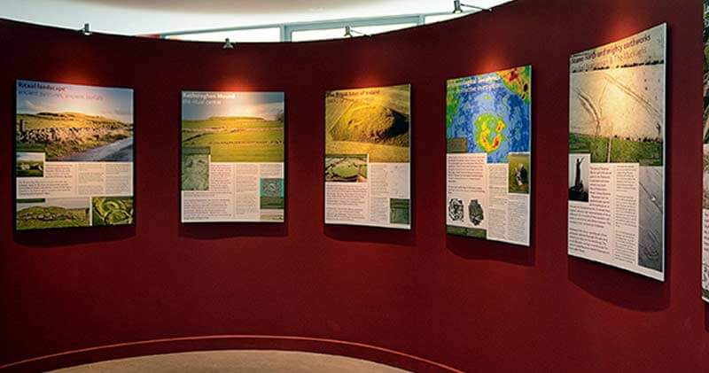 informational exhibition at Rathcroghan visitor centre