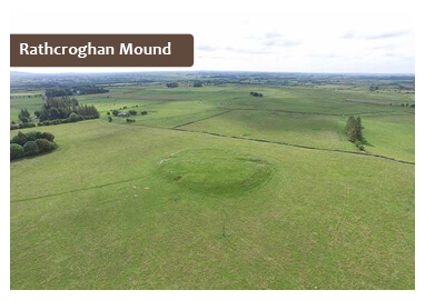 aerial-mound-2 Aerial image of Rathcroghan Mound