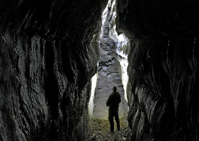 Oweynagat cave interior