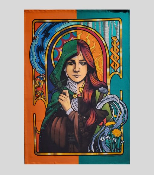 BRIGID OF FAUGHART FABRIC WALL HANGING