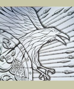 An Mhór Ríon - The Mórrígán - Greeting Card